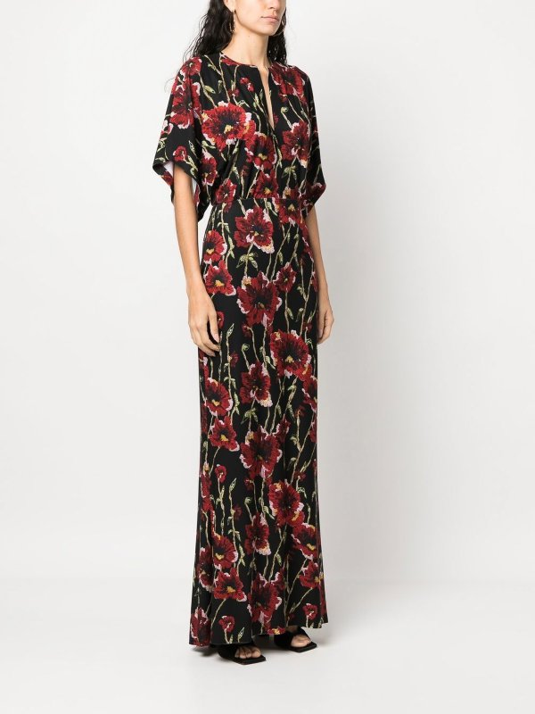 Norma Kamali: マキシドレス online - マキシドレス - 黒