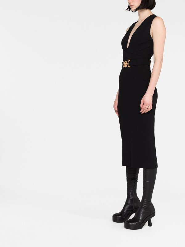 VERSACE: ニーレングスドレス online - 膝丈ドレス - Medusa