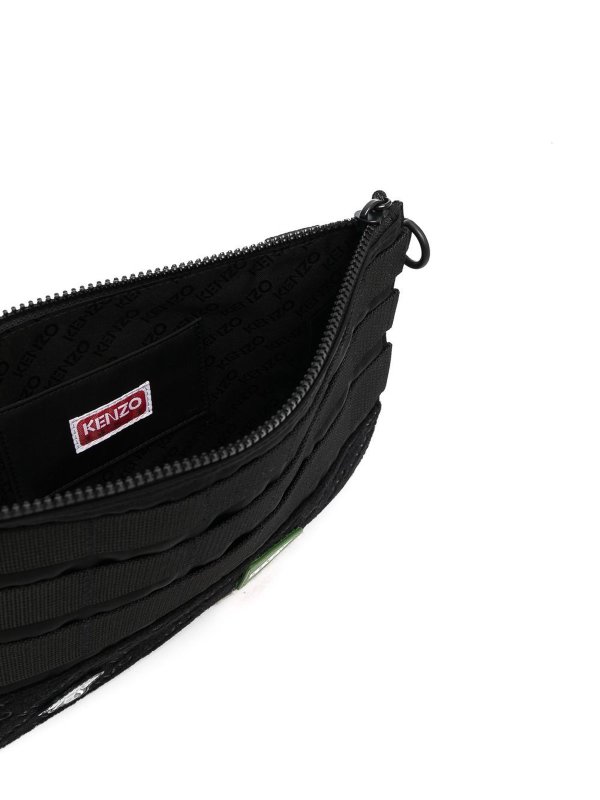 Logo-patch messenger bag shop online: KENZO