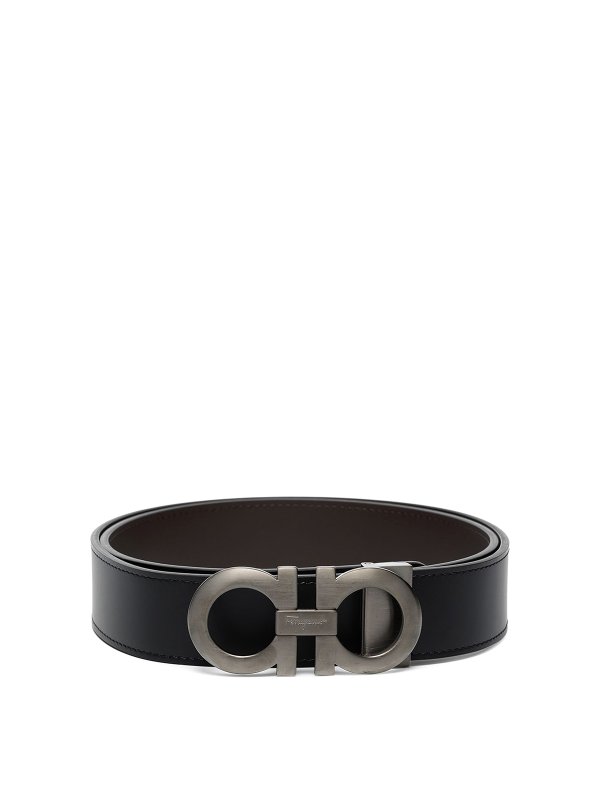 SALVATORE FERRAGAMO: Cinturones - Cinturón - Gancini
