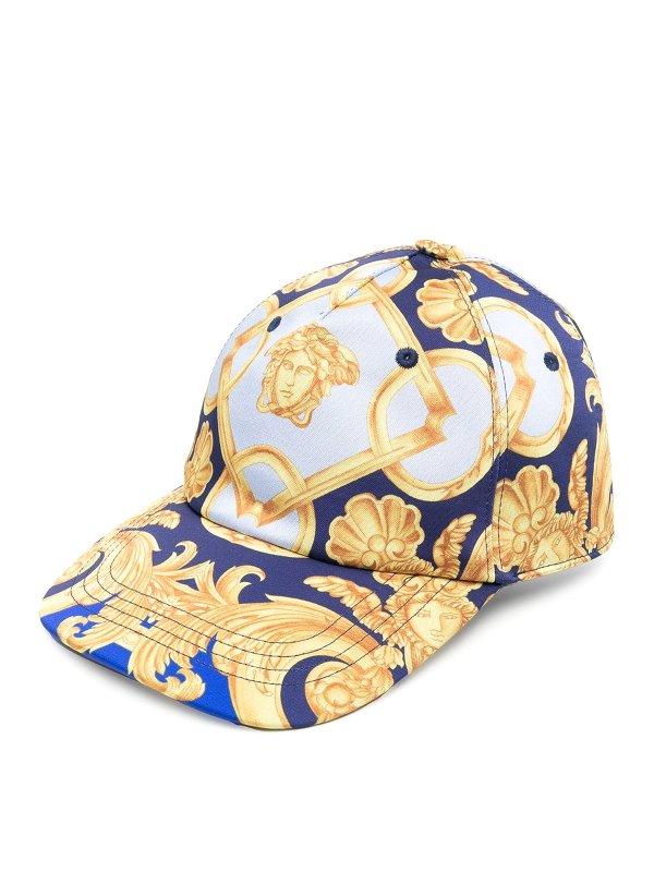 VERSACE: Chapeaux - Chapeau - Bleu