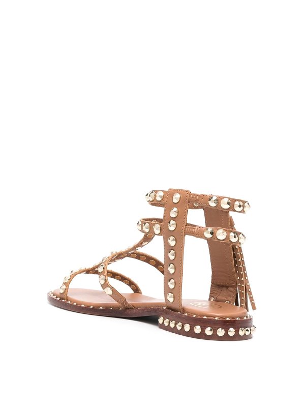 iKRIX ASH: sandals - Multi strap leather sandals with studs