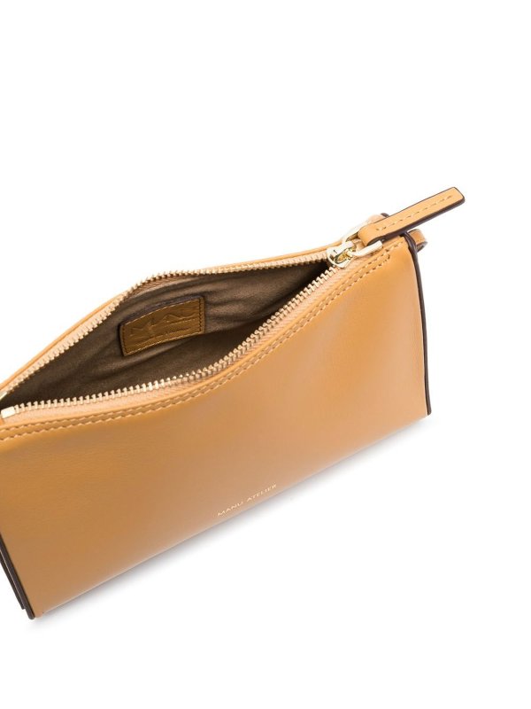 Mini Prism leather bag with logo shop online: MANU ATELIER