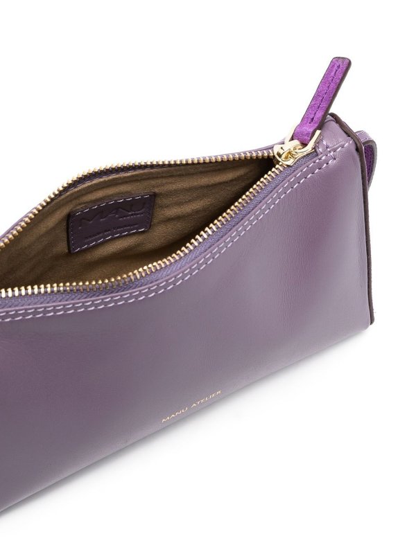 Mini Prism leather bag with logo shop online: MANU ATELIER