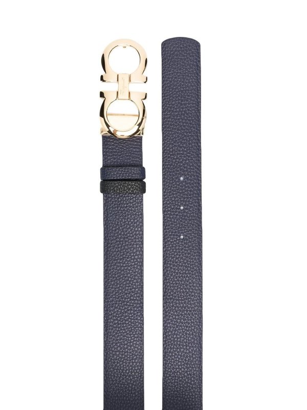 SALVATORE FERRAGAMO: belts online - Gancini leather belt