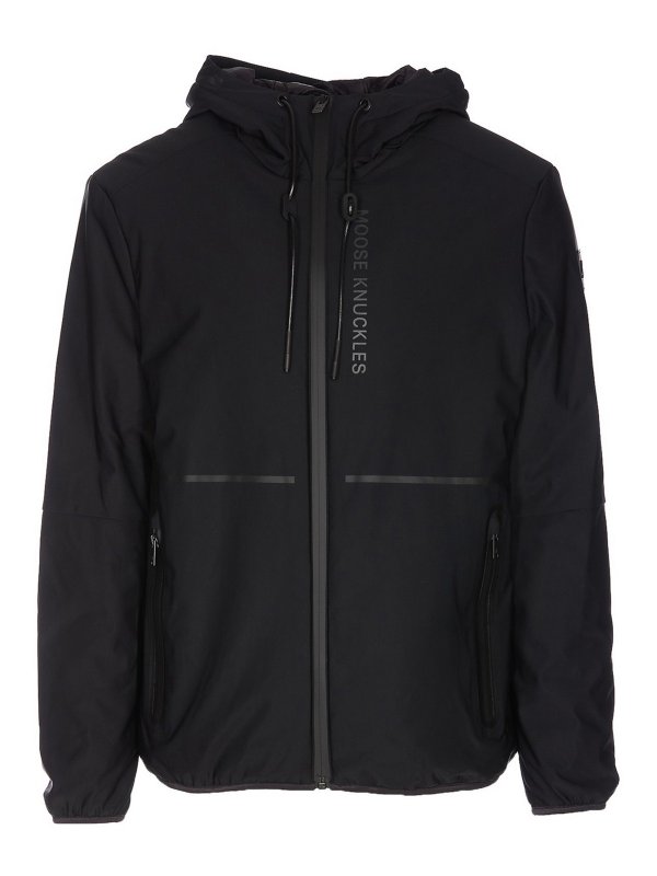 MOOSE KNUCKLES: カジュアルジャケット - カジュアルジャケット - 黒