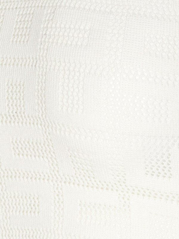 iKRIX ELISABETTA FRANCHI: Tops & Tank tops - Monogrammed knitted cropped top