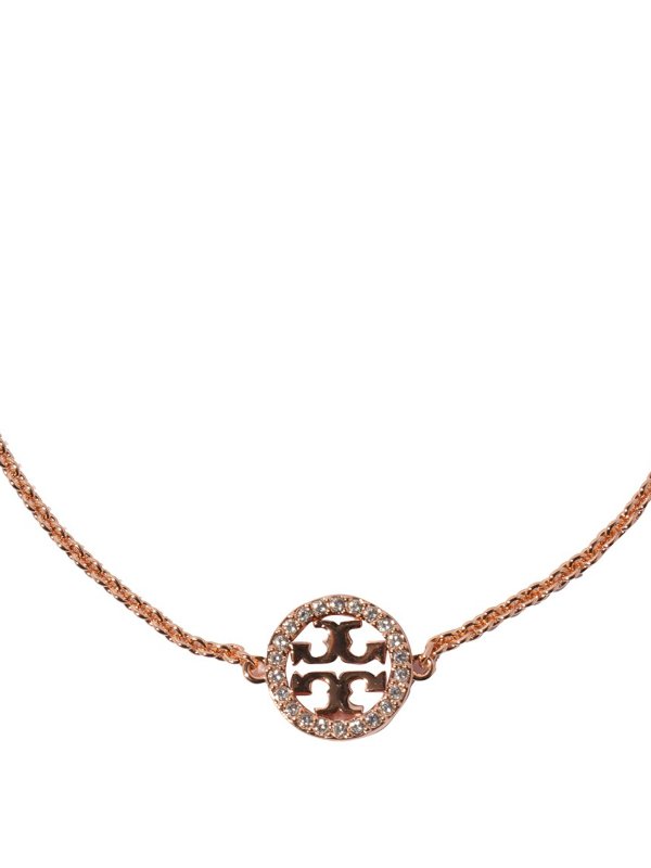 TORY BURCH: Necklaces & Chokers online - Gold tone necklace with charm and crystals