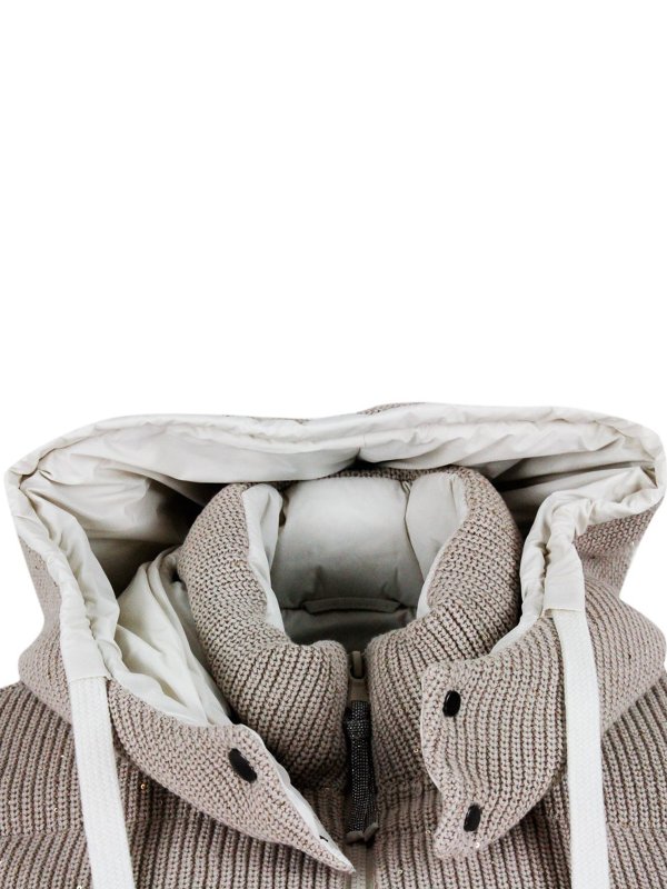 The Best Shops BRUNELLO CUCINELLI: ダウン・ハイテクジャケット - ダウンジャケット - ベージュ