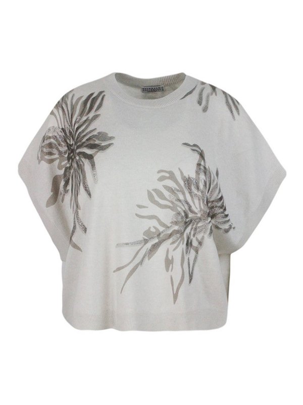 BRUNELLO CUCINELLI: Tシャツ - Tシャツ - グレー