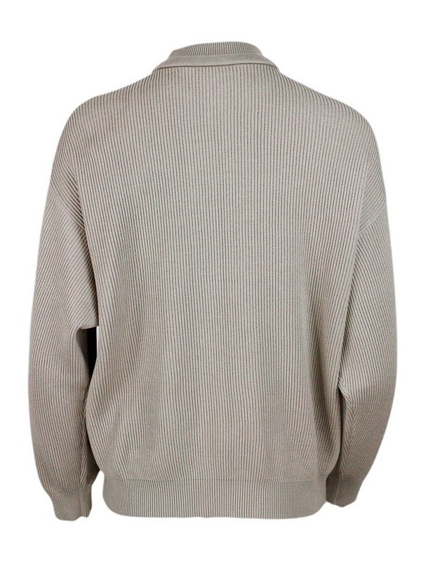 BRUNELLO CUCINELLI: カーディガン online - カーディガン - ベージュ