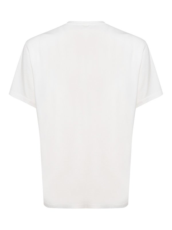 FAY: t-shirts online - Crewneck T-shirt with logo