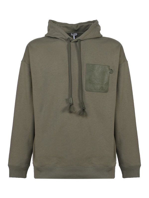 LOEWE: Sudaderas y suéteres - Sudadera - Verde