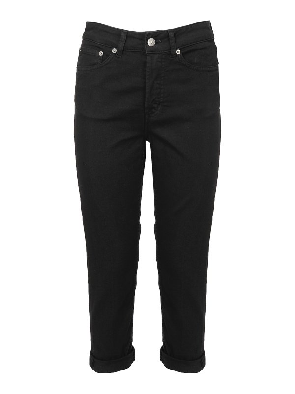 DONDUP: Jeans Rectos - Vaqueros Rectos - Negro