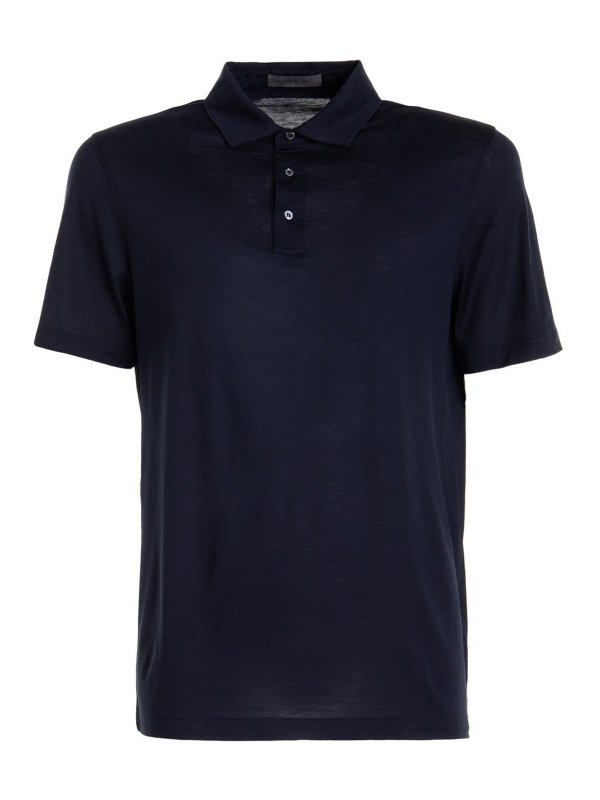 CORNELIANI: Polos  - Polo - Bleu