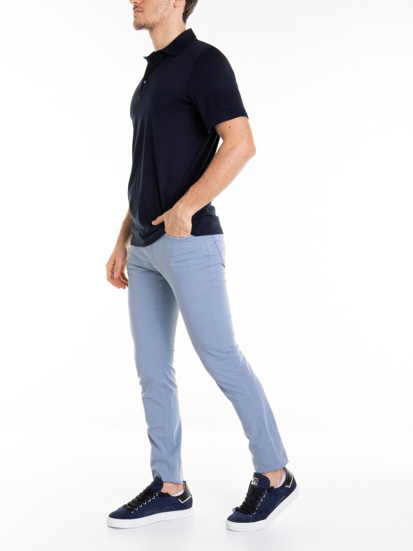 CORNELIANI: Polos  online - Polo - Bleu