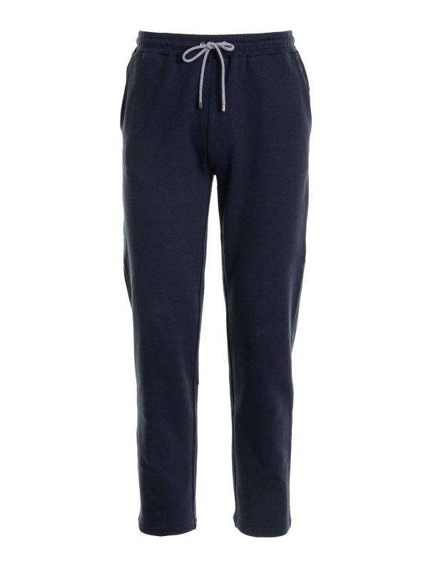 CORNELIANI: casual trousers - Cotton trousers with drawstring
