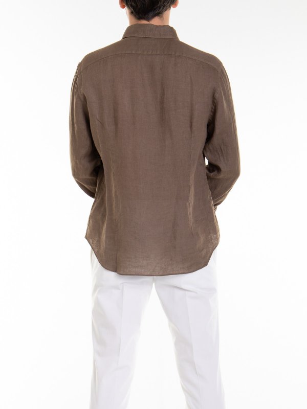 Camisa - Marrón shop online: CORNELIANI