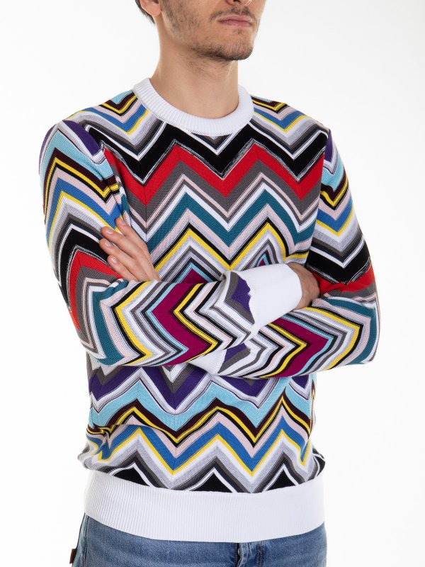 MISSONI buy online Rundhalspullover - Bunt