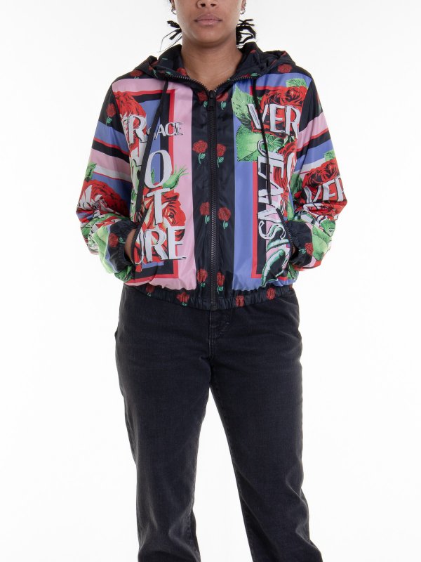 iKRIX Versace Jeans Couture: ダウン・ハイテクジャケット - ダウンジャケット - 黒