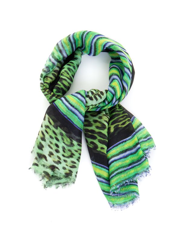 ストール＆ショール Roberto Cavalli - ストール/ショール - 緑  