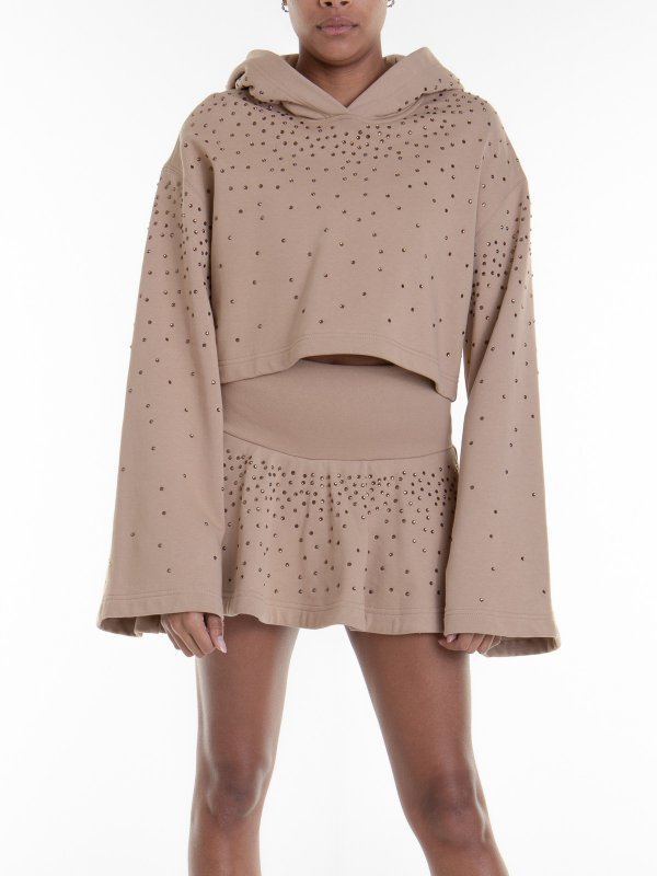 The Best Shops BLUMARINE: スウェット＆セーター - スウェットシャツ/セーター - ベージュ