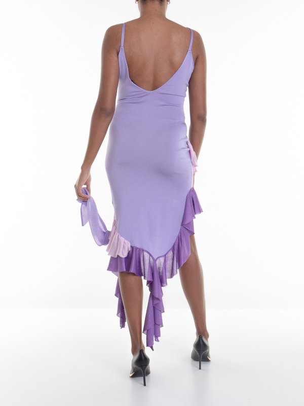 カクテルドレス - 紫 shop online: ROBERTO CAVALLI