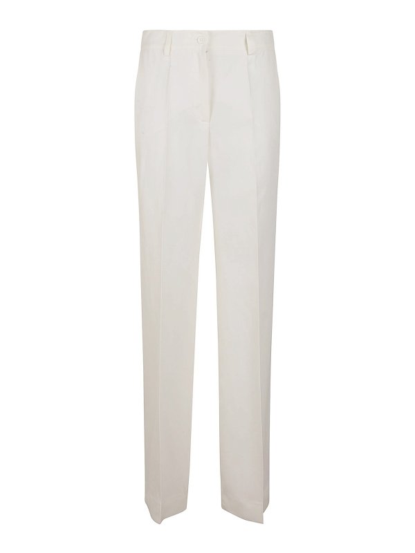 P.A.R.O.S.H.: Pantalones casual - Pantalón Casual - Blanco