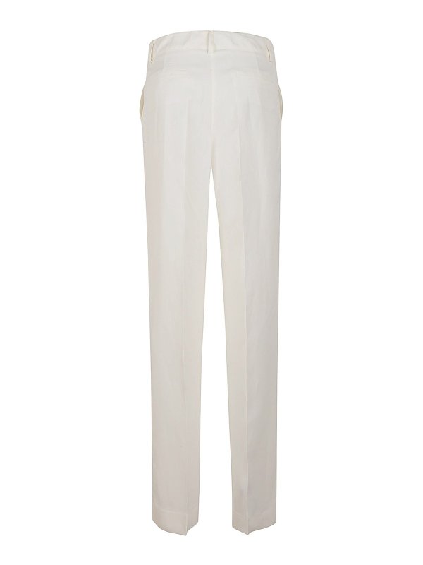 P.A.R.O.S.H.: Pantalones casual online - Pantalón Casual - Blanco