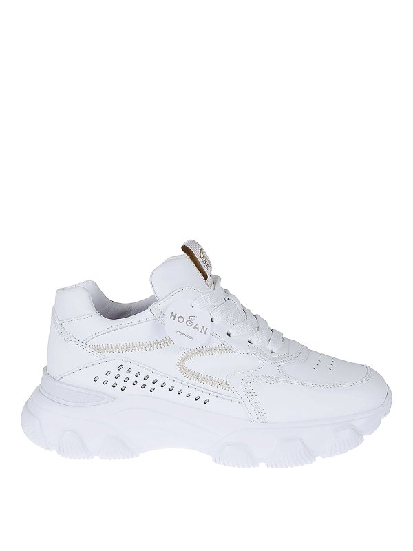 HOGAN: trainers - Hyperactive leather sneakers