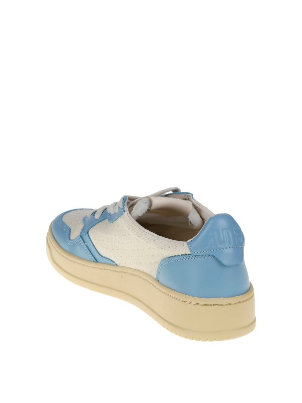 iKRIX AUTRY: trainers - Leather sneakers with canvas insert and logo