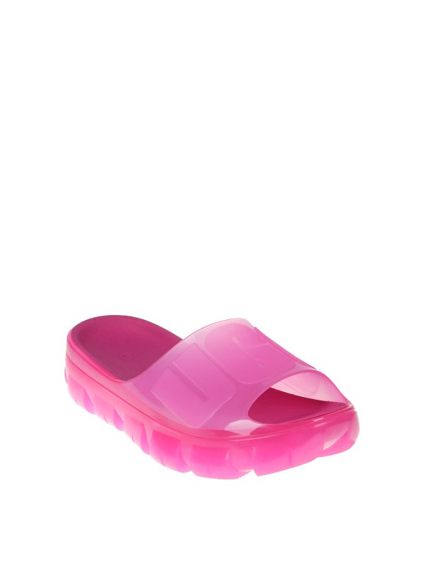 UGG: flip flops online - Jella Clear slippers in rubber with logo