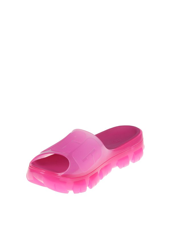 Jella Clear slippers in rubber with logo shop online: UGG