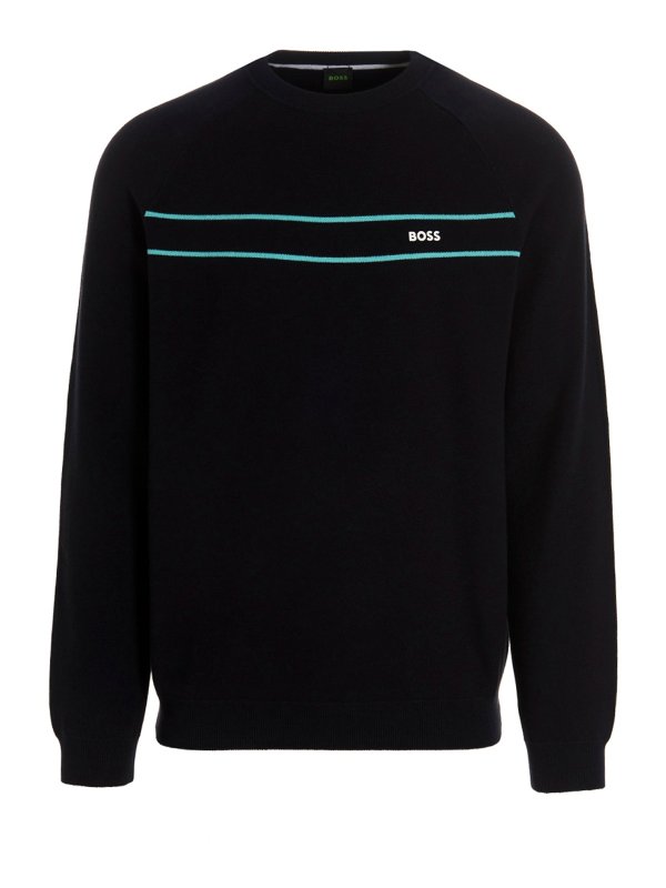 Hugo Boss: Pull col rond - Pull Col Rond - Bleu