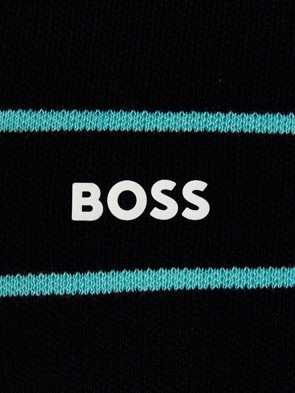 Pull Col Rond - Bleu shop online: Hugo Boss