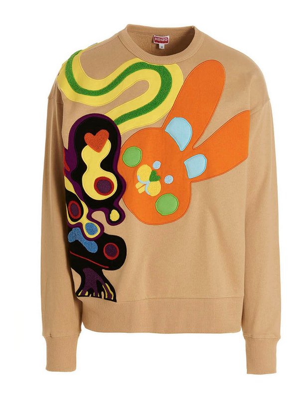 KENZO: Felpe e maglie - Felpa oversize in cotone