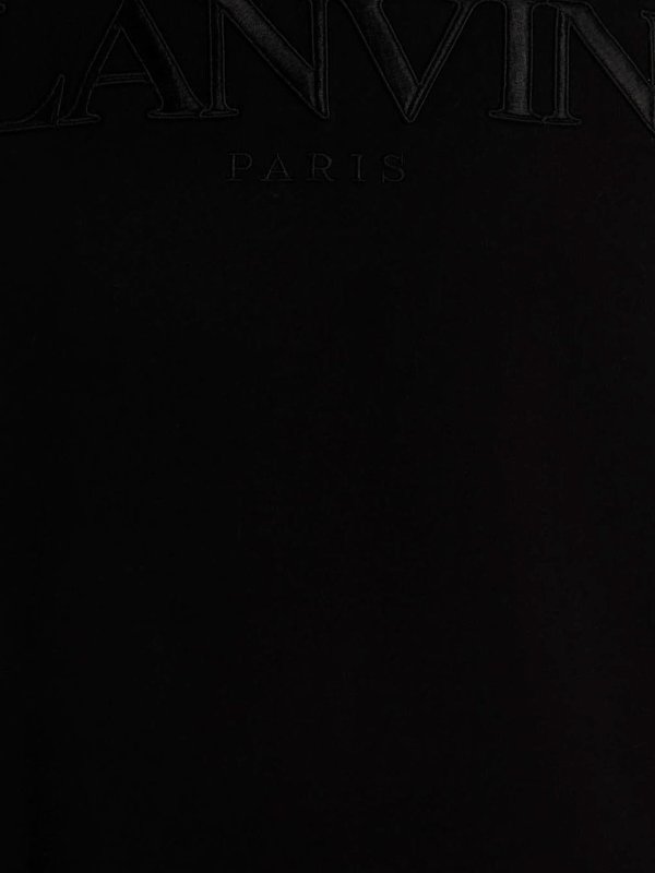 Felpa con logo shop online: LANVIN