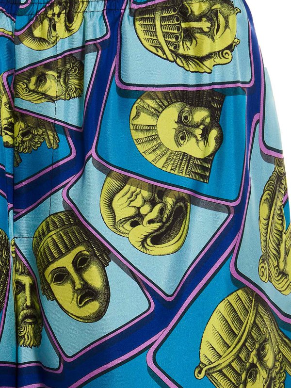 iKRIX VERSACE: Trousers Shorts - Bermuda masks foulard