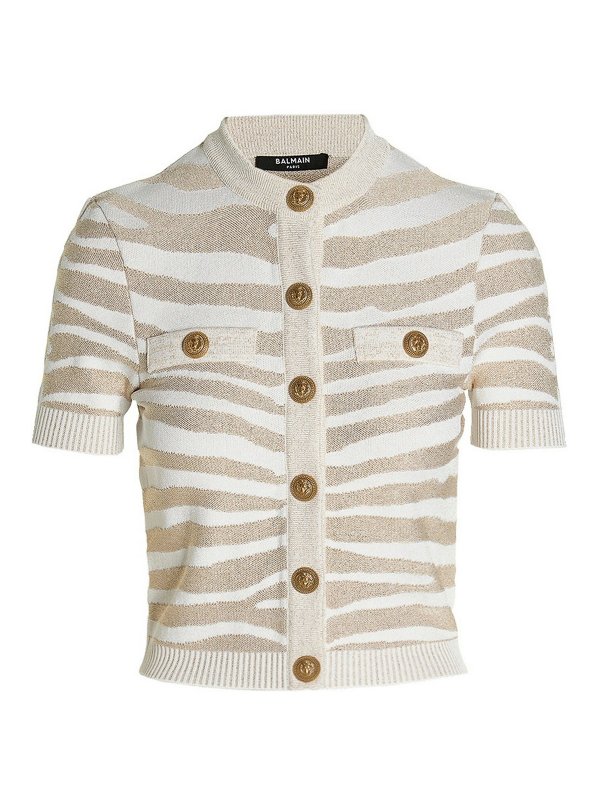 Balmain: Cardigans - Cardigan - Bunt