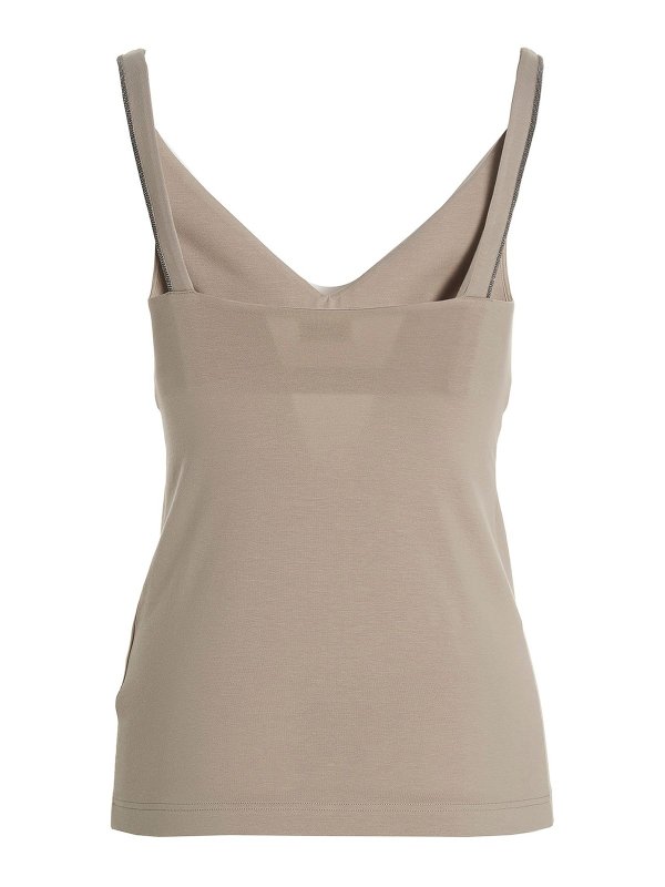 BRUNELLO CUCINELLI: Tops & Tank tops online - Monile tank top