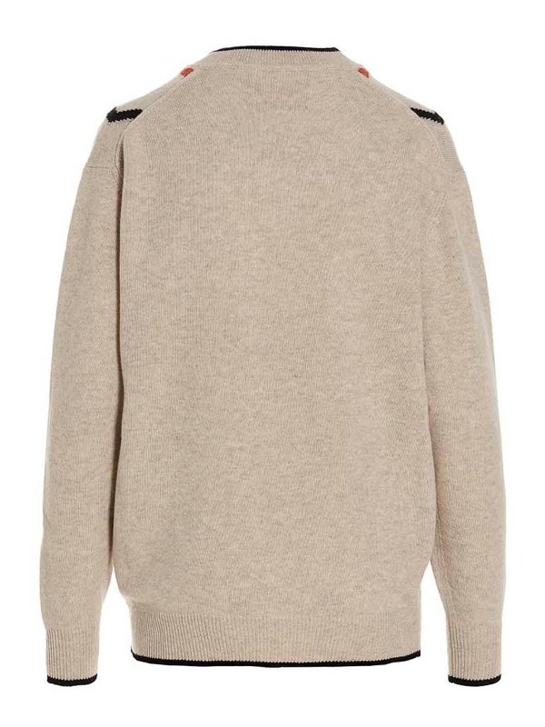 PLAN C: Strickpullover mit V-Ausschnitt online - V-Pullover - Bunt