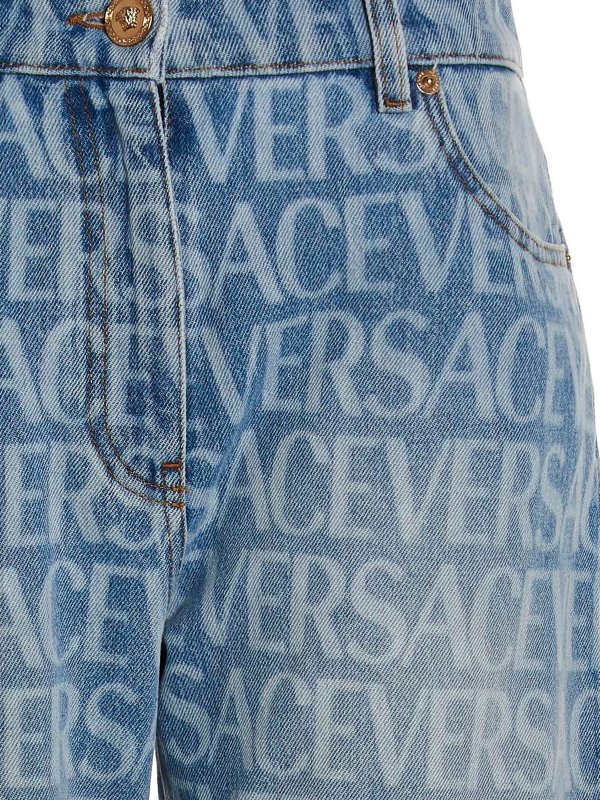 iKRIX VERSACE: flared jeans - Logo jeans