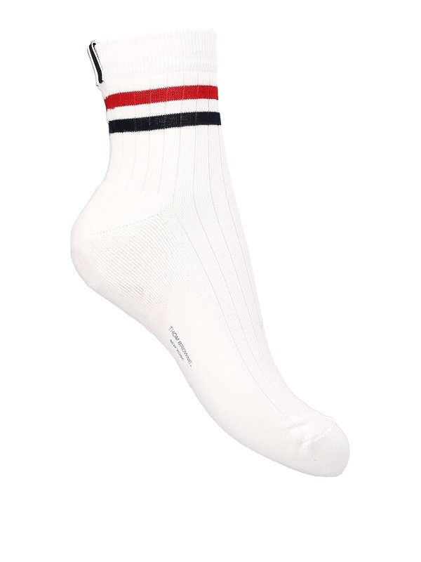 THOM BROWNE: socks - Rwb socks