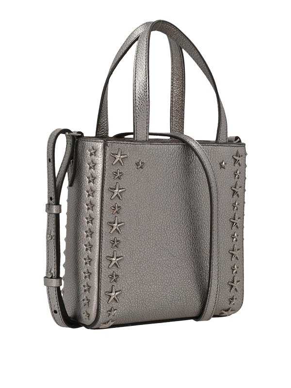 JIMMY CHOO: Handtaschen online - Shopper - Silber