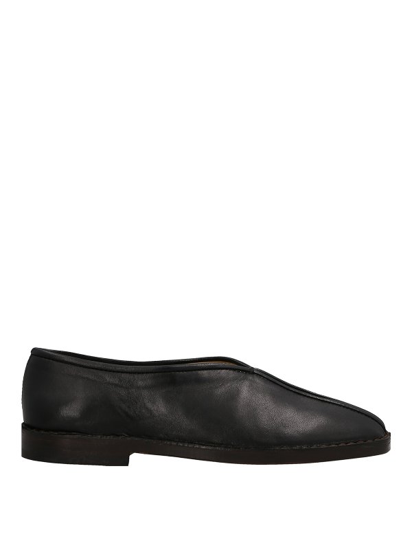 LEMAIRE: flat shoes - Flat piped slippers slip ons