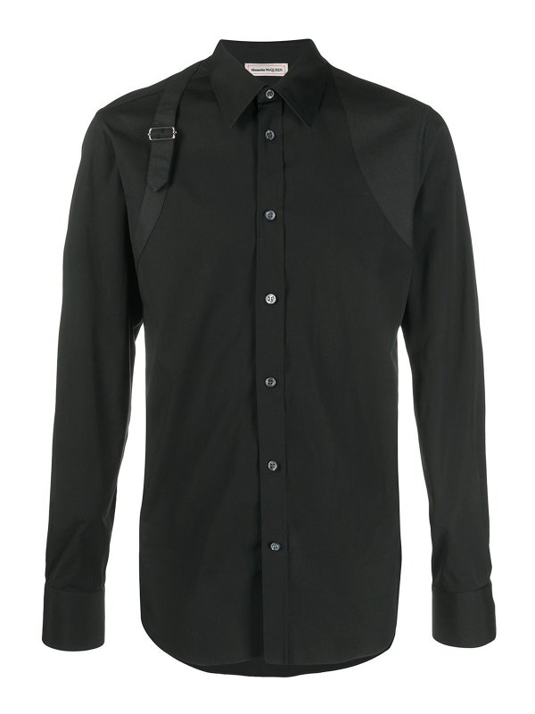 ALEXANDER MCQUEEN: シャツ - シャツ - 黒