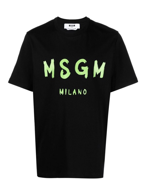m.s.g.m.: t-shirts - Logo-print Tee