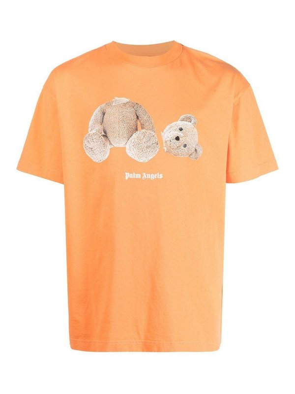 Palm Angels: T-shirts - T-Shirt - Orange