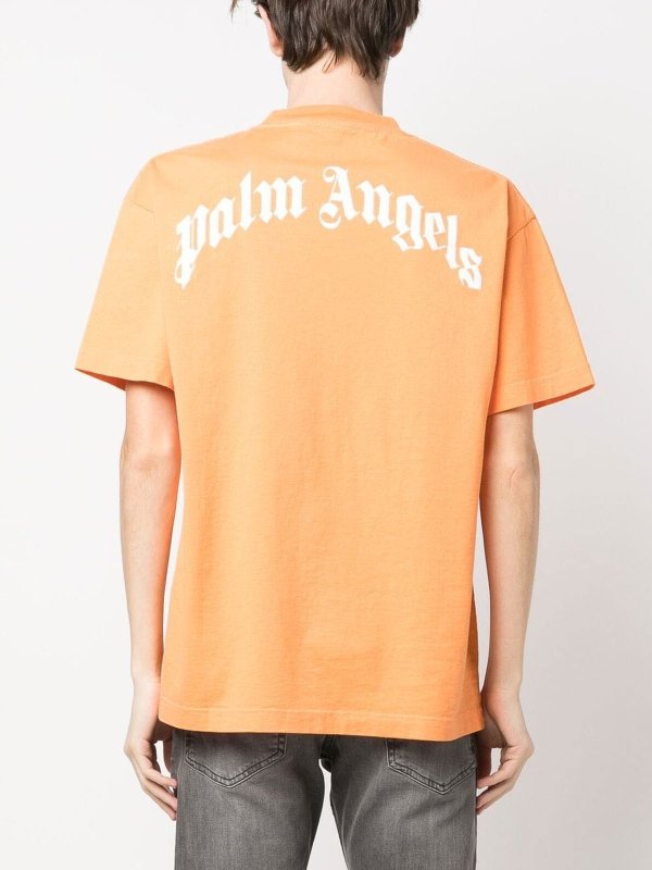 T-Shirt - Orange shop online: Palm Angels