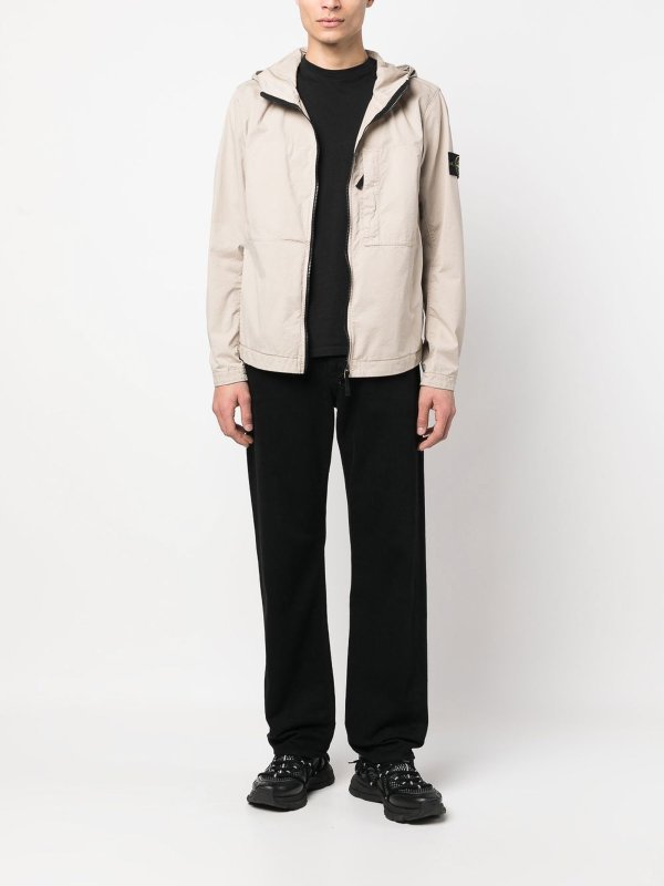 STONE ISLAND: casual jackets online - Compass-patch lightweight jacket